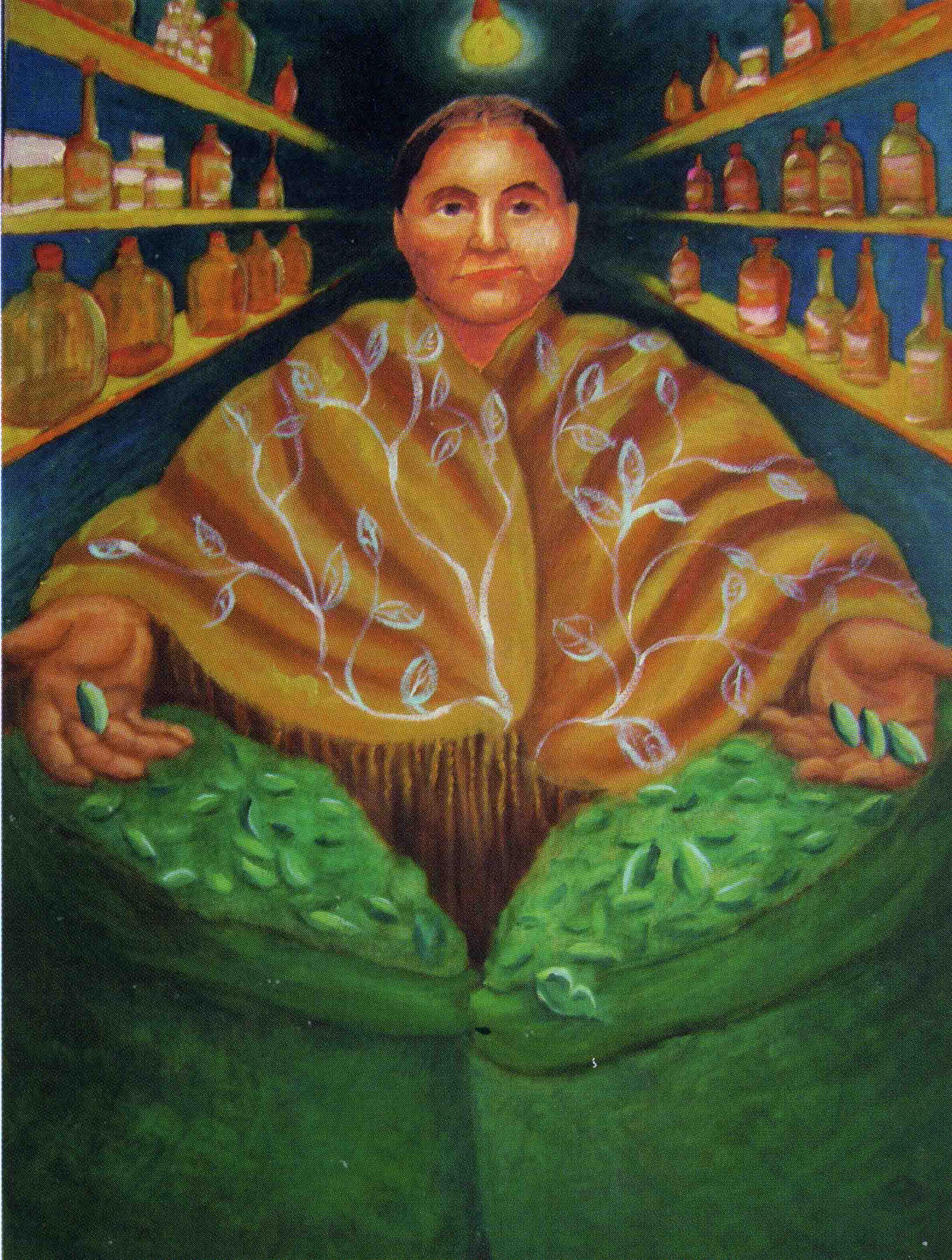Coca Vendor (oil
painting by Lynette Yetter)